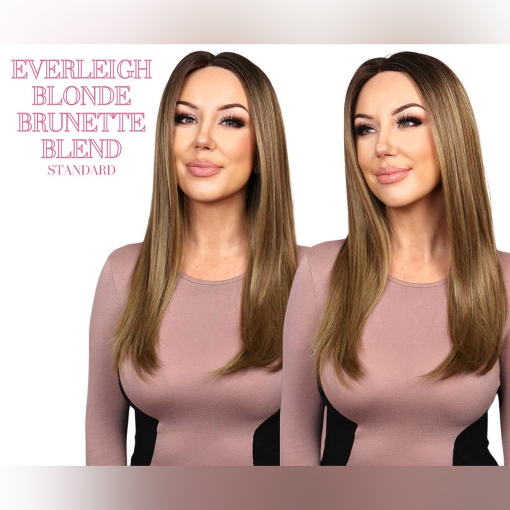 Chelsey Smith Crowns Everleigh Blonde/Brunette Blend Standard Cap Wig